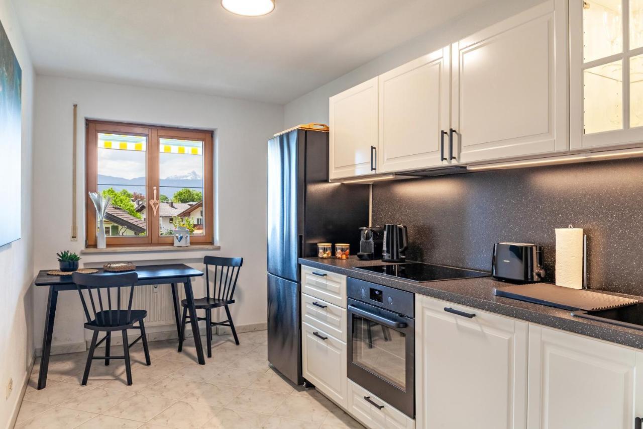Alpblick Apartment Alpspitze การ์มิช-พาร์เทนเคียร์เชน ภายนอก รูปภาพ