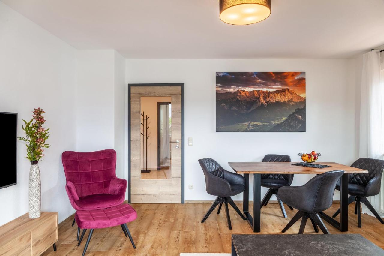 Alpblick Apartment Alpspitze การ์มิช-พาร์เทนเคียร์เชน ภายนอก รูปภาพ